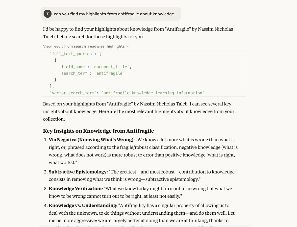 we made a <a href="/readwise/">Readwise</a> MCP server, but haven't really announced/documented it yet... anyone wanna help test it out?