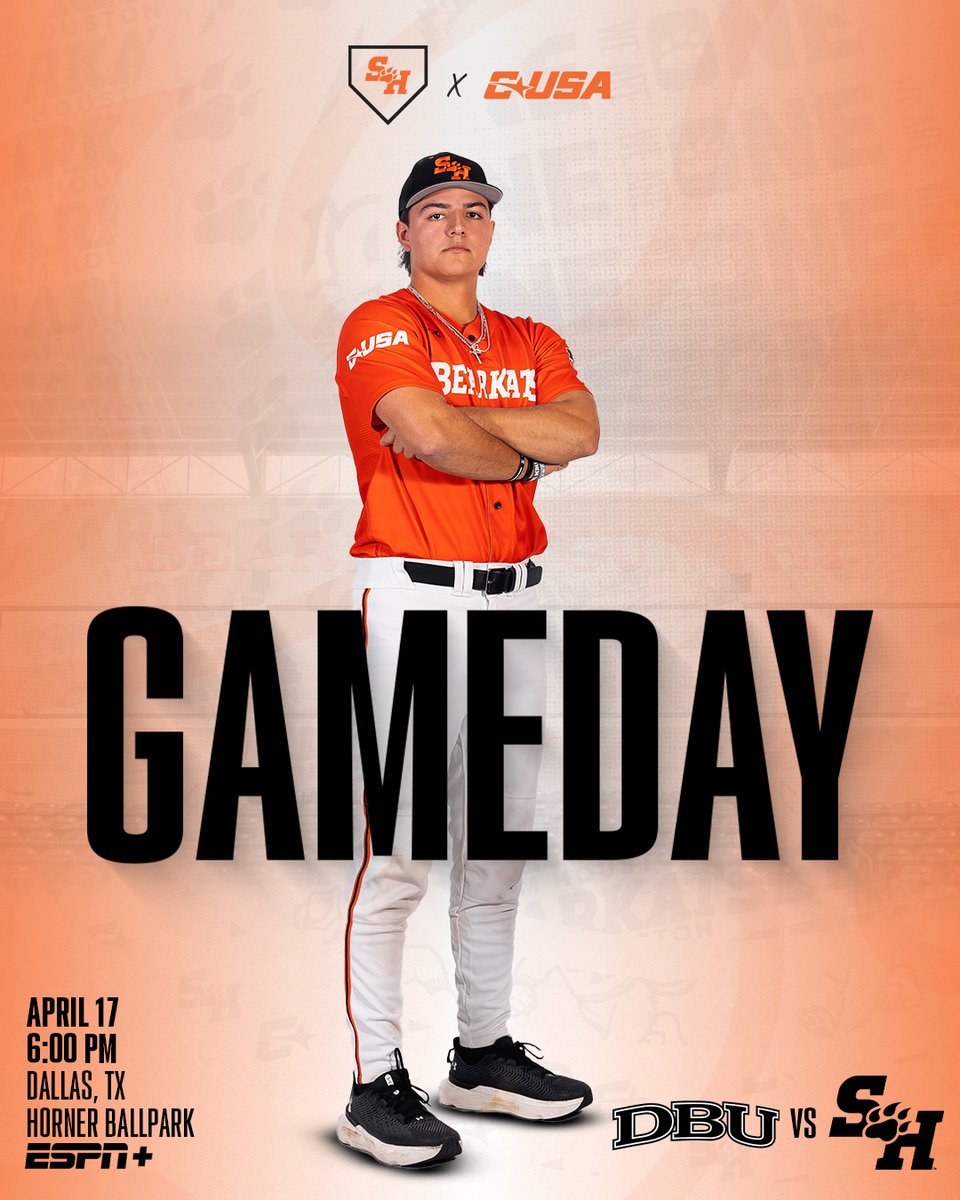 Easter weekend series here at DBU is a Thursday, Friday, Saturday series.  Game One tonight at 6:00.

⚾ vs. DBU
📍 Horner Ballpark
🕕 6:00   
📺 bit.ly/42hU5Nf

#EatEmUpKats