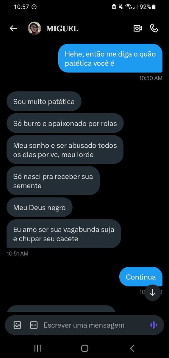 DOOMFISTDOM's tweet photo. My fag bitch @Bryce_Slxt wants to be exposed, then i come to show how pathetic he is

(The chat is in portuguese, so if u want to translate use some translator like google lens) https://t.co/2GIxOvHyRF