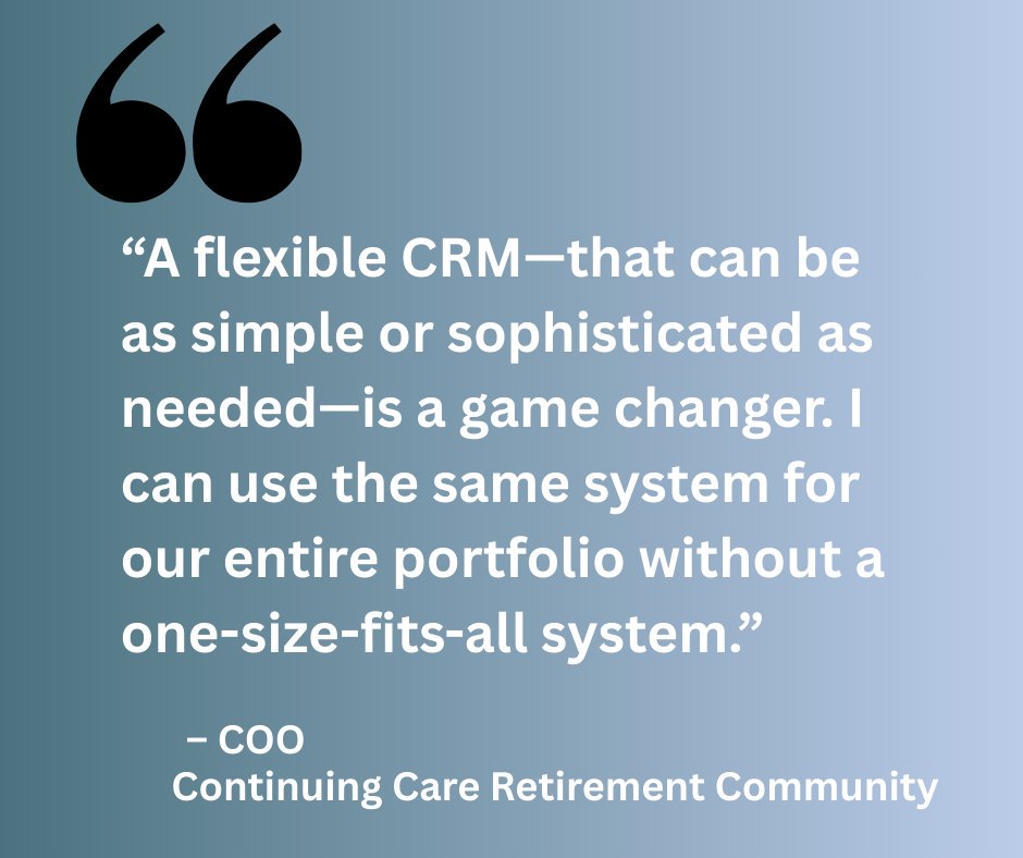 Get MORE than the industry standard in CRMs. Are you ready to level up? Let's Talk: link.livingmetrics.com/s/lvusb   #LivingMetrics #SeniorLivingCRM #SeniorLivingSales