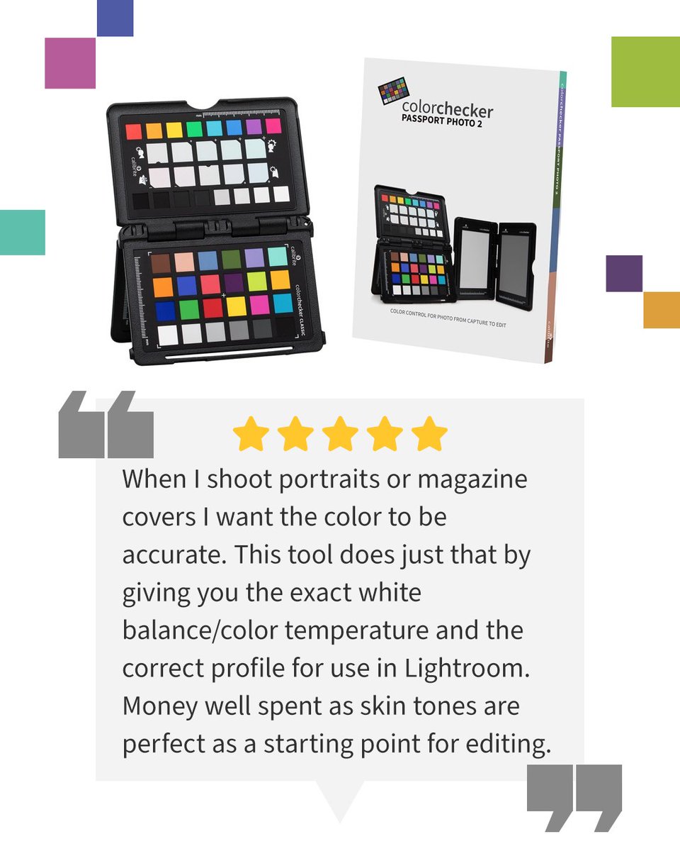 ColorChecker Passport Photo 2 takes the uncertainty out of color and gives you a solid starting point, especially for skin tones.

🌼 And right now, it’s part of our Spring Sale.
Perfect time to upgrade your kit — for less.
calibrite.com/product-catego…