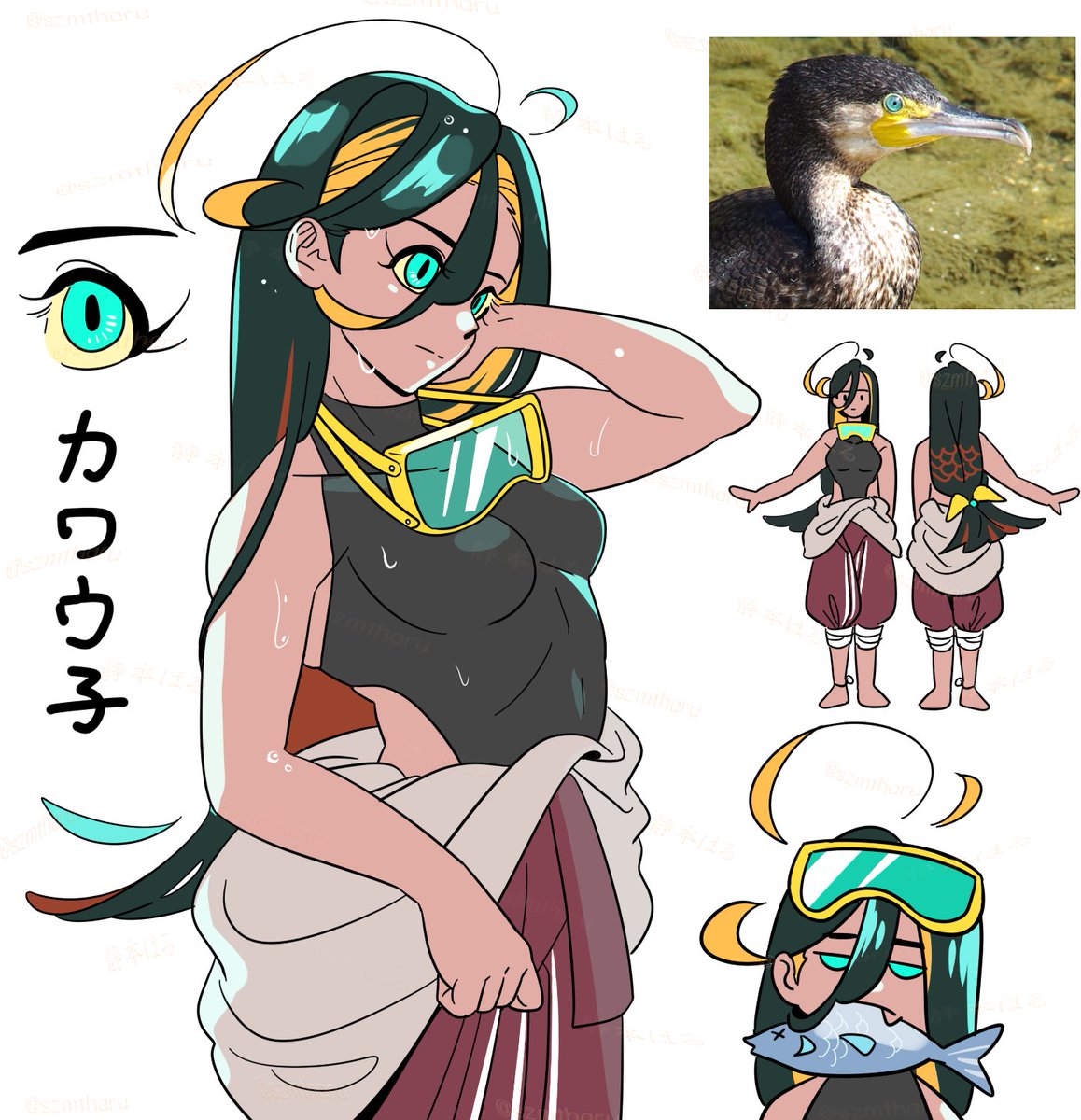 気まぐれキャラデザ
カワウ子
#oc 