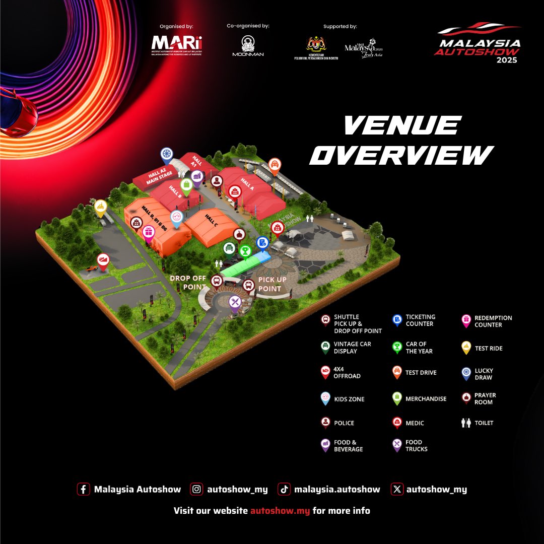 autoshow_my's tweet photo. A COMPLETE GUIDE TO MALAYSIA AUTOSHOW 2025
Your ultimate guide to Malaysia Autoshow 2025 is here!
Swipe through and get event-ready!
#MalaysiaAutoshow2025 #MAS2025 https://t.co/cRtWyL3xWC