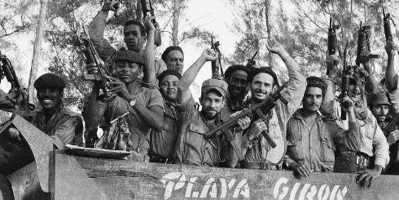GHNordelo5's tweet photo. "Girón fue una gran proeza de nuestro pueblo! #FidelPorSiempre #Cuba #CDRCuba #64AñosDeGirón https://t.co/Vq4KvSm4hx