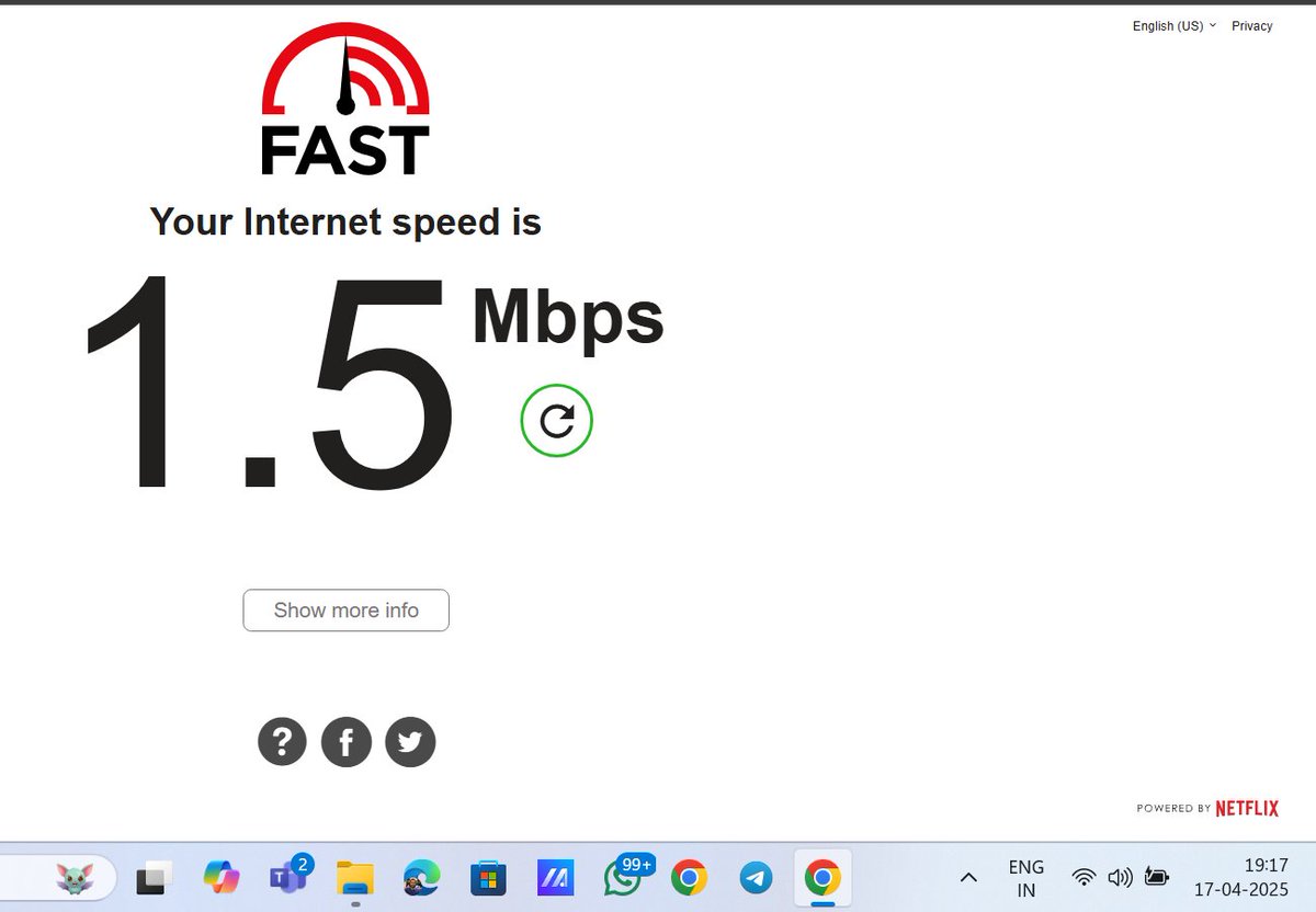 _Sbhardwaj's tweet image. Back to square one @JioCare! JioAirFiber (2513594071) slow since 14.4.25—3 days now, called customer care multiple times, no fix. Engineer visit scheduled for 21.4.25? Pathetic service! Fix it NOW, not in a week! #JioFiber #UnacceptableService