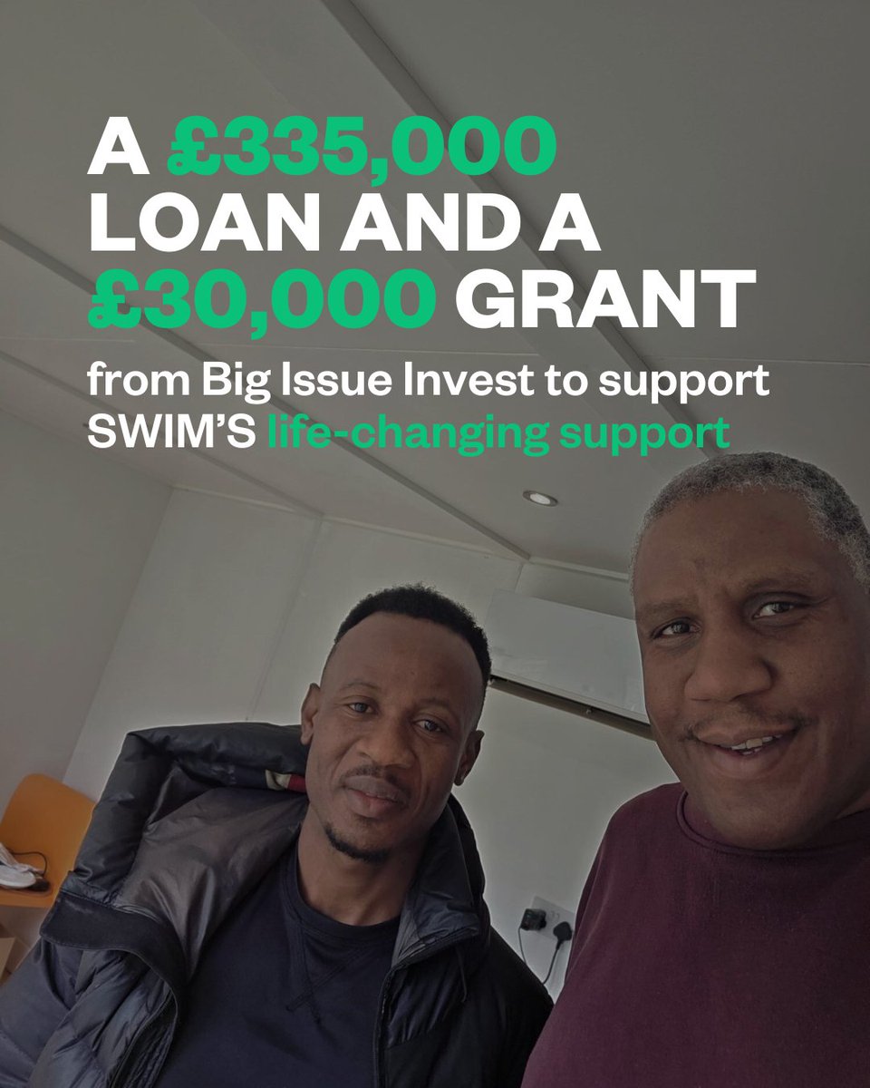 BigIssueInvest's tweet photo. @BigIssueInvest backs SWIM: Support When It Matters
With a £335,000 loan and a £30,000 grant from @BigIssueInvest SWIM was able to purchase a new property to provide accommodation for 6 individuals
SWIM is celebrating its 5th year anniversary on May 8th: https://t.co/HSRfUsHcmk https://t.co/F9EFT0Chb8