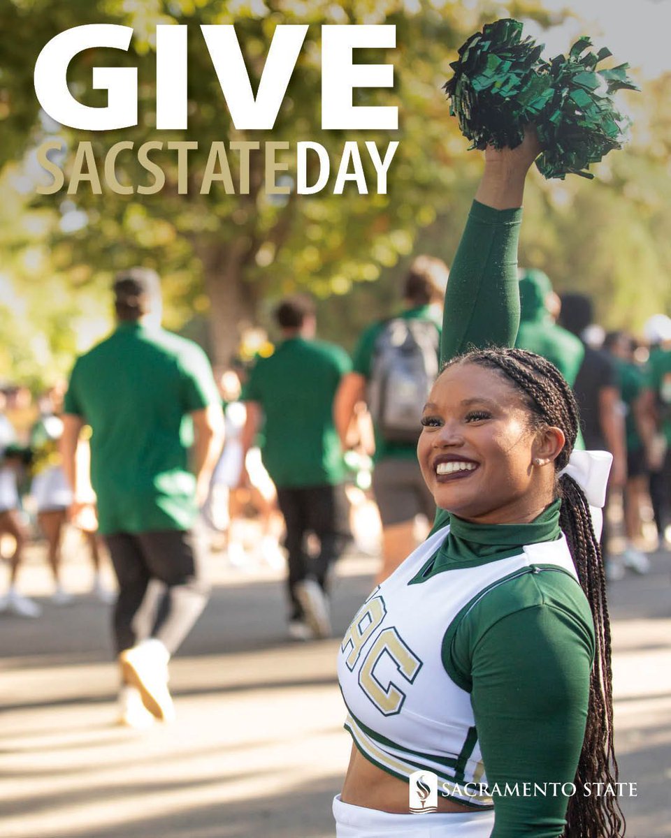 Give Sac State Day is officially live! We’ve stretched the limits of a day over the next 36 hrs, so our Hornet community is rallying to show up for students in every college, department, and program. One day. One hive. One purpose — to help students keep going.