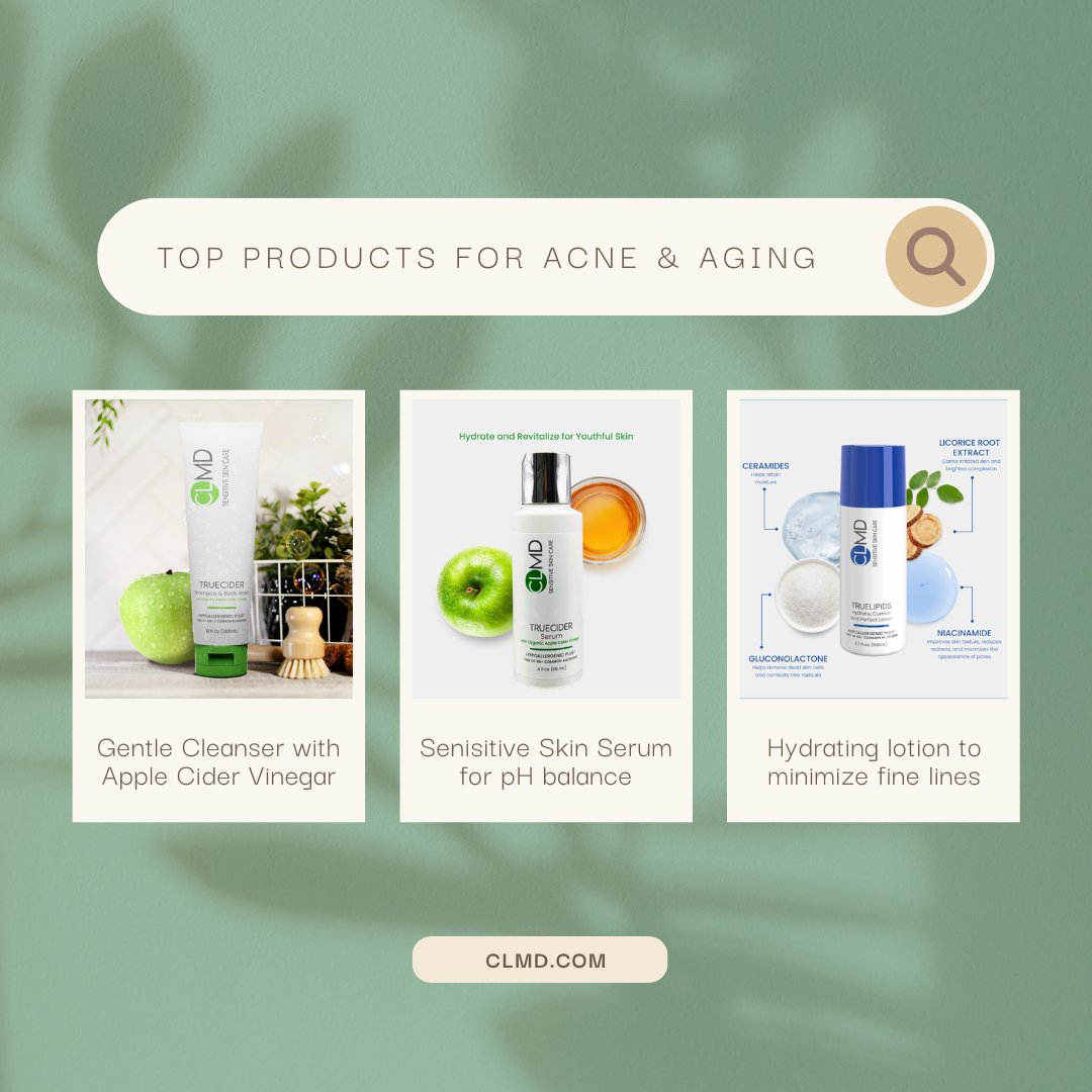 cherylleemd's tweet photo. ✨ Meet your skincare dream team! Our Acne Bundle and Timeless Trio tackle both acne and aging, giving you the best of both worlds. Because who says you can’t have it all? 💖 #SkincareGoals #TrueLipids https://t.co/V6FqKBu9f1