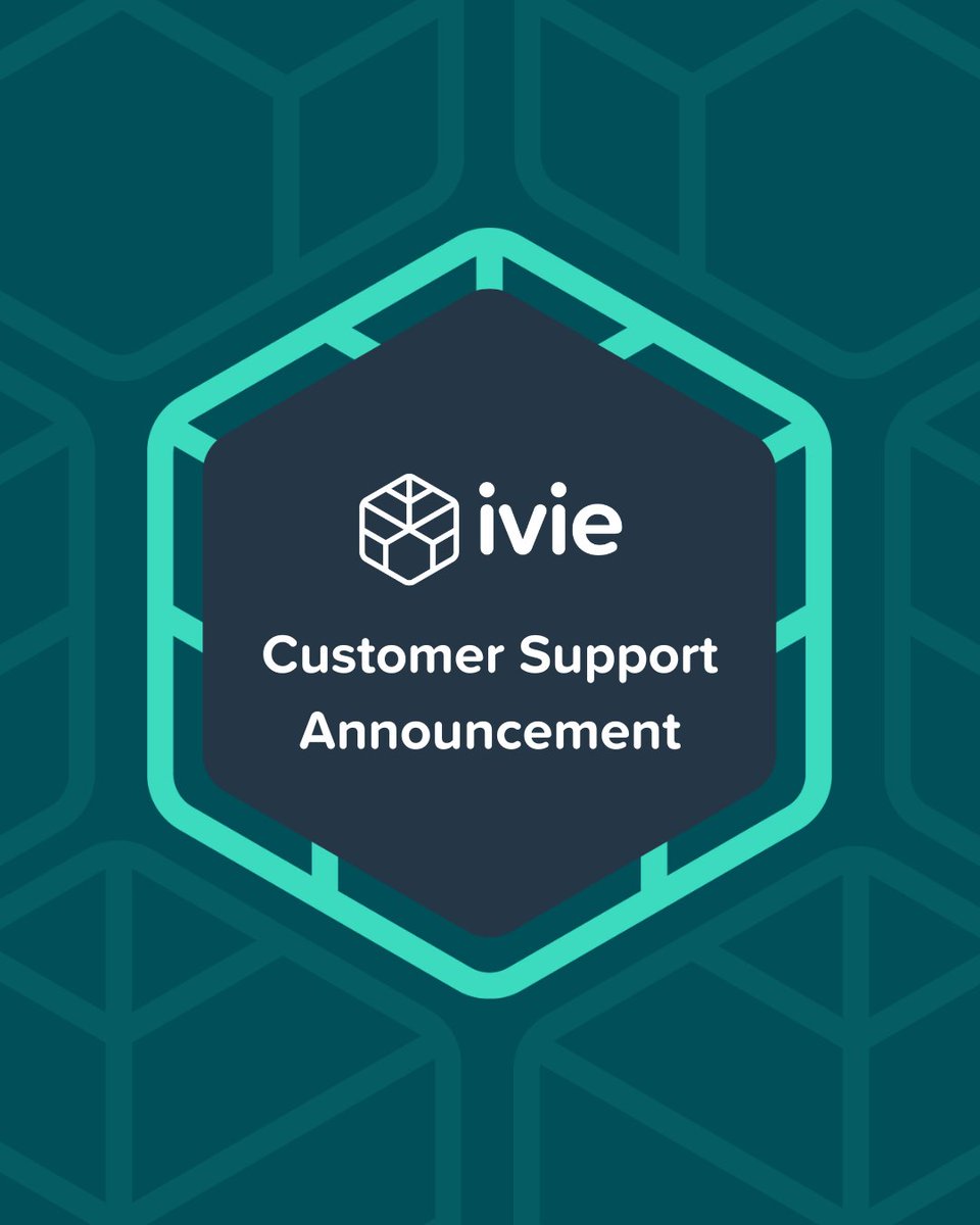 The ivie Customer Support Team will be taking a well-earned break to enjoy the Easter bank holiday weekend from 5pm today (17th April)

The team will be sure to reply to any messages when we are back in the office on Tuesday 22nd April.

We hope you enjoy the long weekend! ☀️