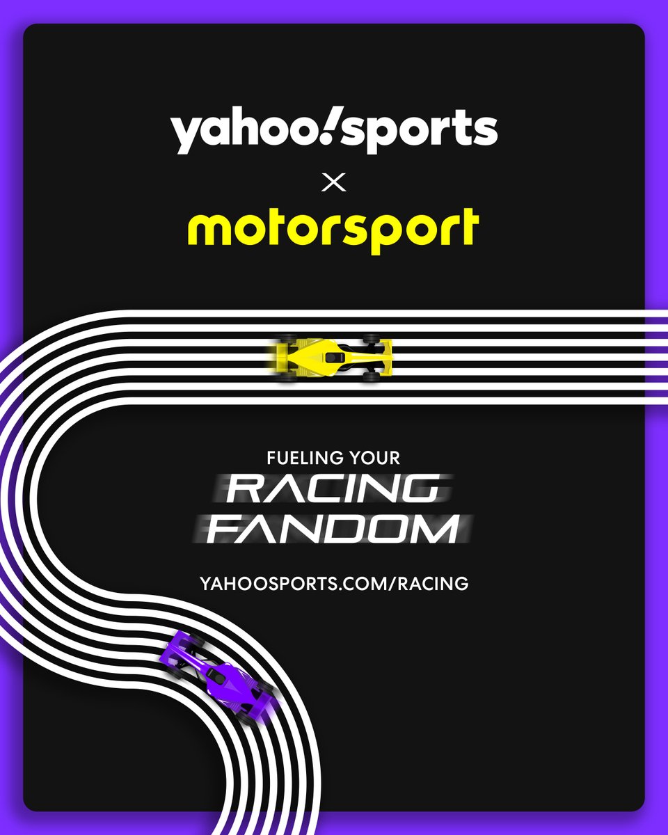 Yahoo Sports (@yahoosports) on Twitter photo Yahoo Sports 🤝 Motorsport
We are thrilled to announce our partnership with <a href="/Motorsport/">Motorsport.com</a> to launch a hub covering major racing series — including Formula 1, NASCAR, MotoGP, IndyCar, and more — with expert reporting, analysis, and insider access.
Check it out: Yahoo Sports 🤝 Motorsport
We are thrilled to announce our partnership with <a href="/Motorsport/">Motorsport.com</a> to launch a hub covering major racing series — including Formula 1, NASCAR, MotoGP, IndyCar, and more — with expert reporting, analysis, and insider access.
Check it out: