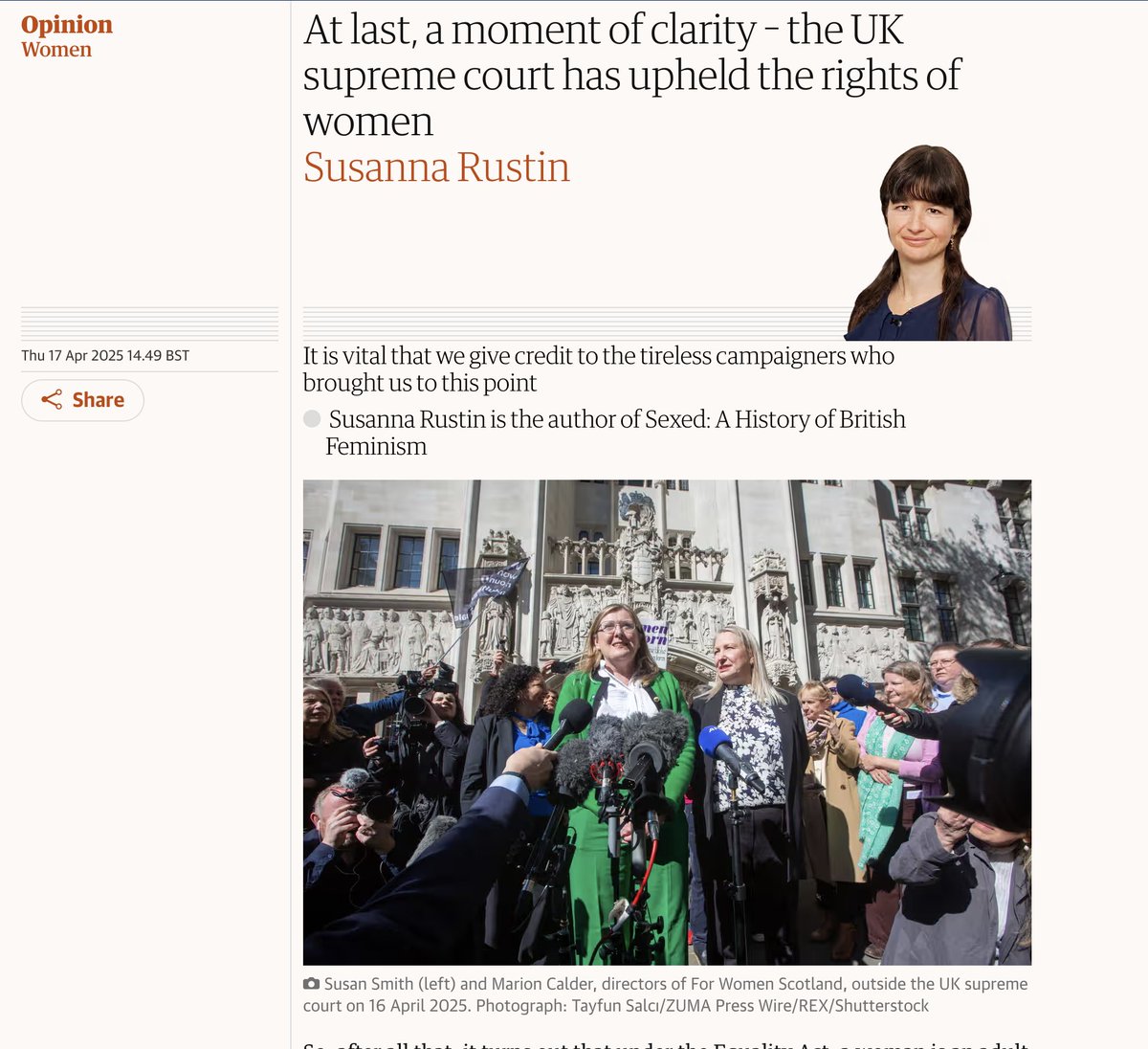 Brilliant piece by my brilliant colleague <a href="/SusannaRustin/">Susanna Rustin</a>