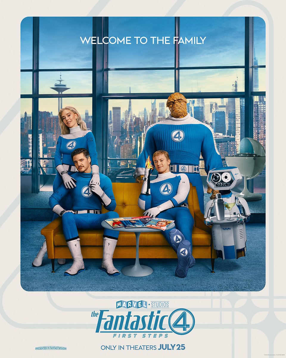 #TheFantasticFour: First Steps

Only in theaters July 25.