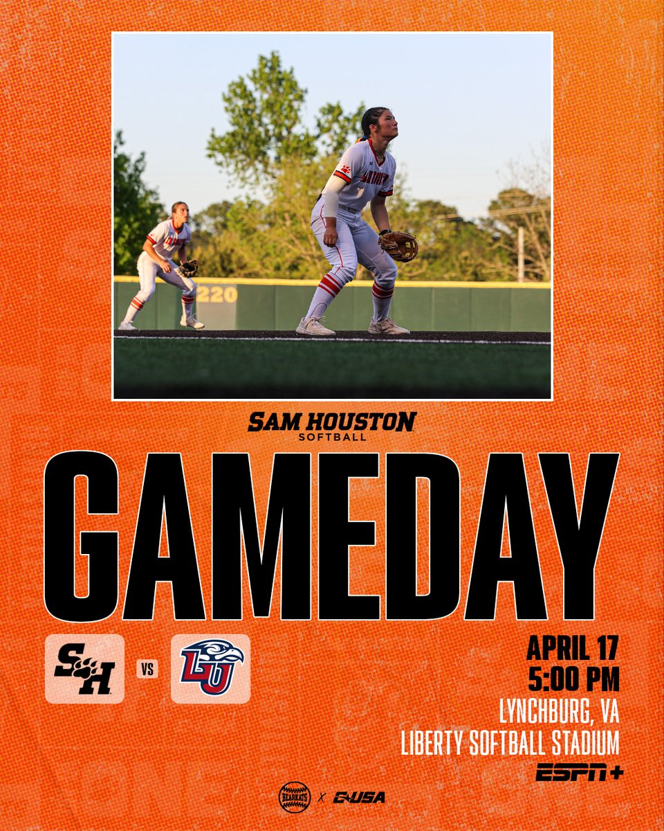 It's a Thursday, Friday, Saturday series against the 🔥 here in Lynchburg.

🥎  vs. Liberty
📍 Liberty Softball Stadium
🕔  5:00   
📺 bit.ly/4ijtu6Y

#EatEmUpKats