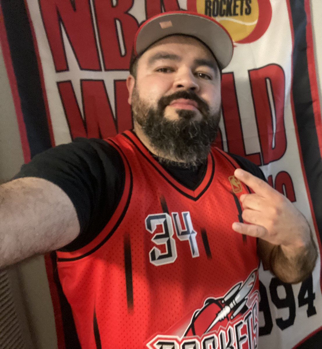 IkeCuellar's tweet photo. Happy Rockets Red day!!! Lets get hyped for these playoffs and pack out Toyota Center! #LiftoffInRed !!! ๐ค๐ผ๐๐๐ https://t.co/S5Qb2cXgc7