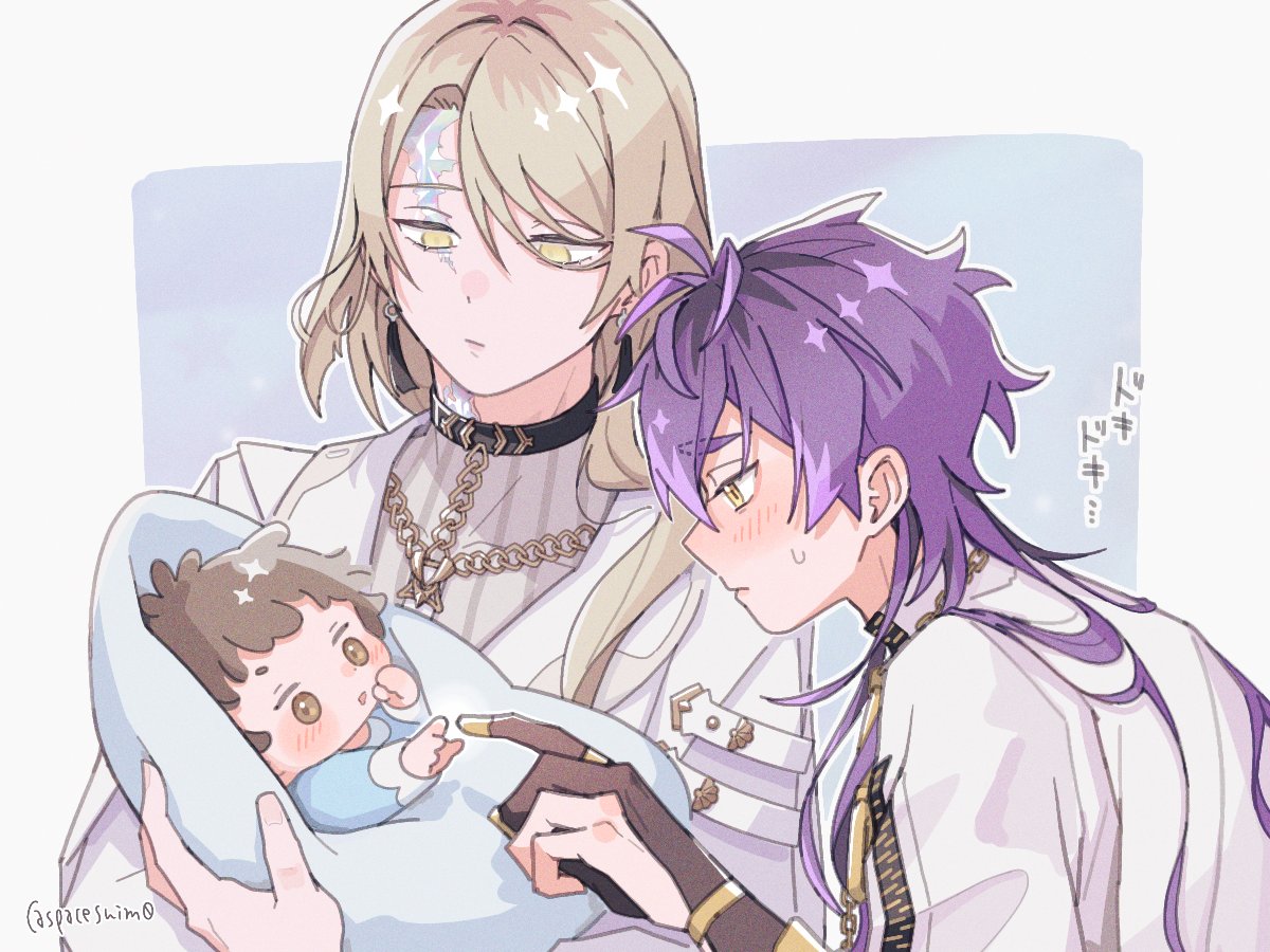 spaceswim0's tweet image. 赤ちゃんエイトくんとリンちゃんの対面に思いを馳せてしまう……