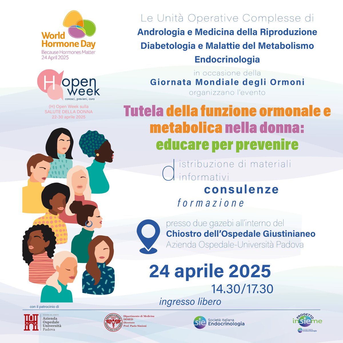 Unipd Medicina (@unipd_medicina) on Twitter photo âTutela della funzione ormonale e metabolica nella donna: educare per prevenireâ, il 24 aprile 2025, dalle ore 14.30 alle ore 17.30, presso due gazebi forniti dallâAzienda Ospedale-UniversitĂ Padova allestiti nel chiostro dellâOspedale Giustinianeo. <a href="/UniPadova/">UniversitĂ di Padova</a> <a href="/UniPadova/">UniversitĂ di Padova</a> âTutela della funzione ormonale e metabolica nella donna: educare per prevenireâ, il 24 aprile 2025, dalle ore 14.30 alle ore 17.30, presso due gazebi forniti dallâAzienda Ospedale-UniversitĂ Padova allestiti nel chiostro dellâOspedale Giustinianeo. <a href="/UniPadova/">UniversitĂ di Padova</a> <a href="/UniPadova/">UniversitĂ di Padova</a>