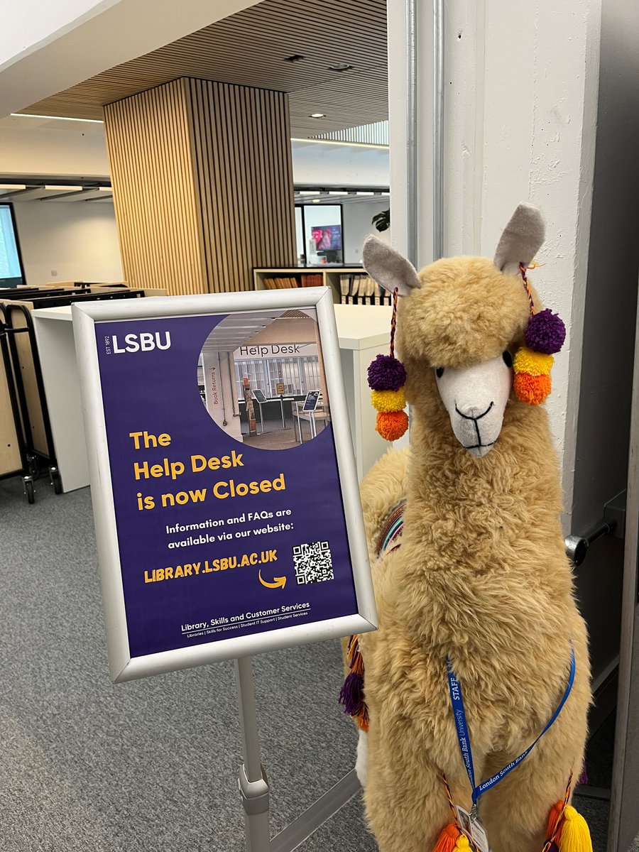 Inactive - LSBU Library & Student IT Support tweet media