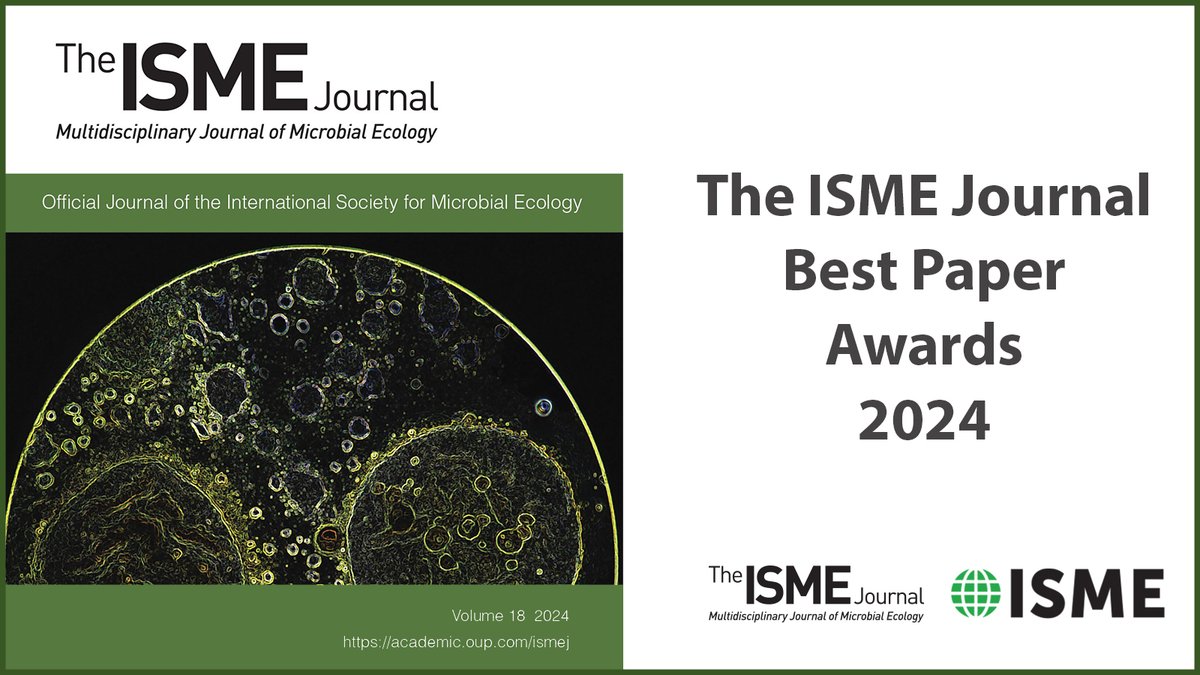 ISME - International Society for Microbial Ecology (@isme_microbes) on Twitter photo Congratulations to <a href="/gjhua316/">Jianhua Guo</a>; <a href="/ZepernickBN/">Brittany N. Zepernick, PhD</a>, R. Michael L. McKay, Steven W. Wilhelm; and Fabian Grein for their outstanding and impactful articles published in The ISME Journal.
View the articles on isme-microbes.org/the-isme-journ…
#MicrobialEcology #microbes Congratulations to <a href="/gjhua316/">Jianhua Guo</a>; <a href="/ZepernickBN/">Brittany N. Zepernick, PhD</a>, R. Michael L. McKay, Steven W. Wilhelm; and Fabian Grein for their outstanding and impactful articles published in The ISME Journal.
View the articles on isme-microbes.org/the-isme-journ…
#MicrobialEcology #microbes