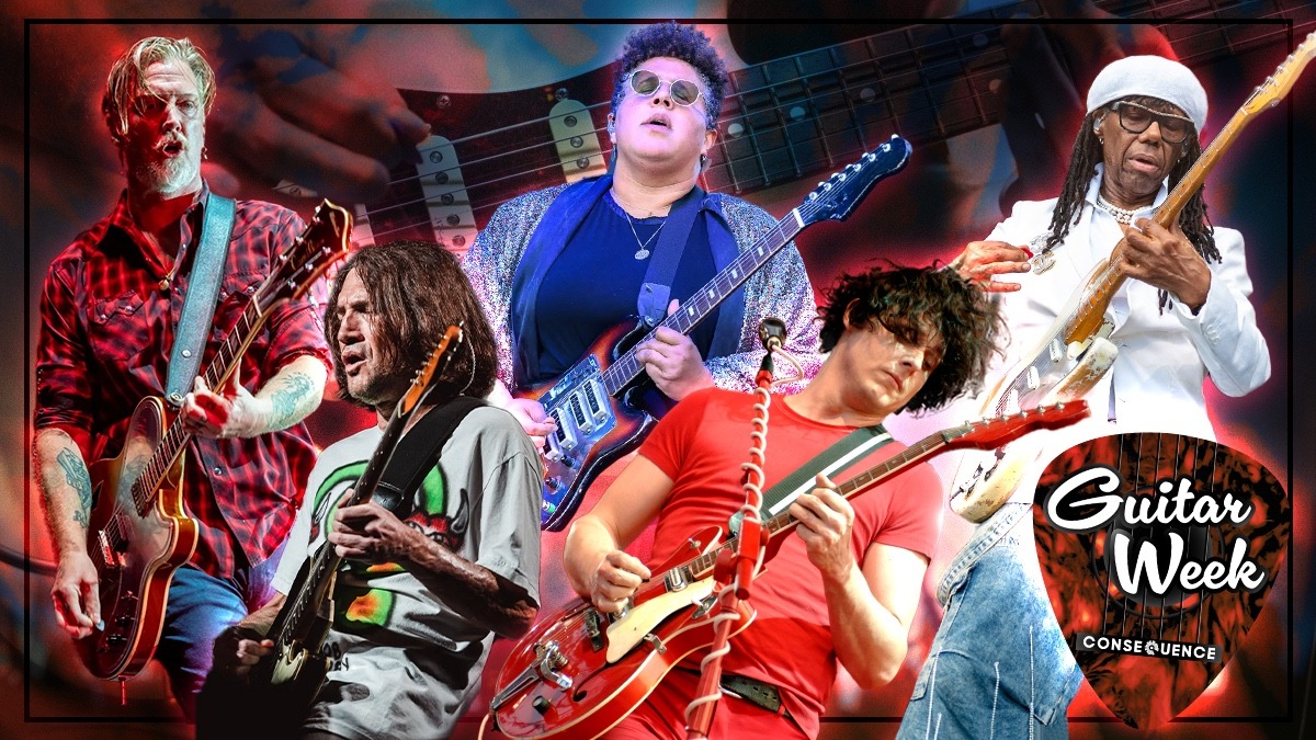 consequence's tweet photo. The 70 Best Guitar Riffs of the 21st Century (So Far) → https://t.co/FaPE8tauJO https://t.co/zXq3dhMriO