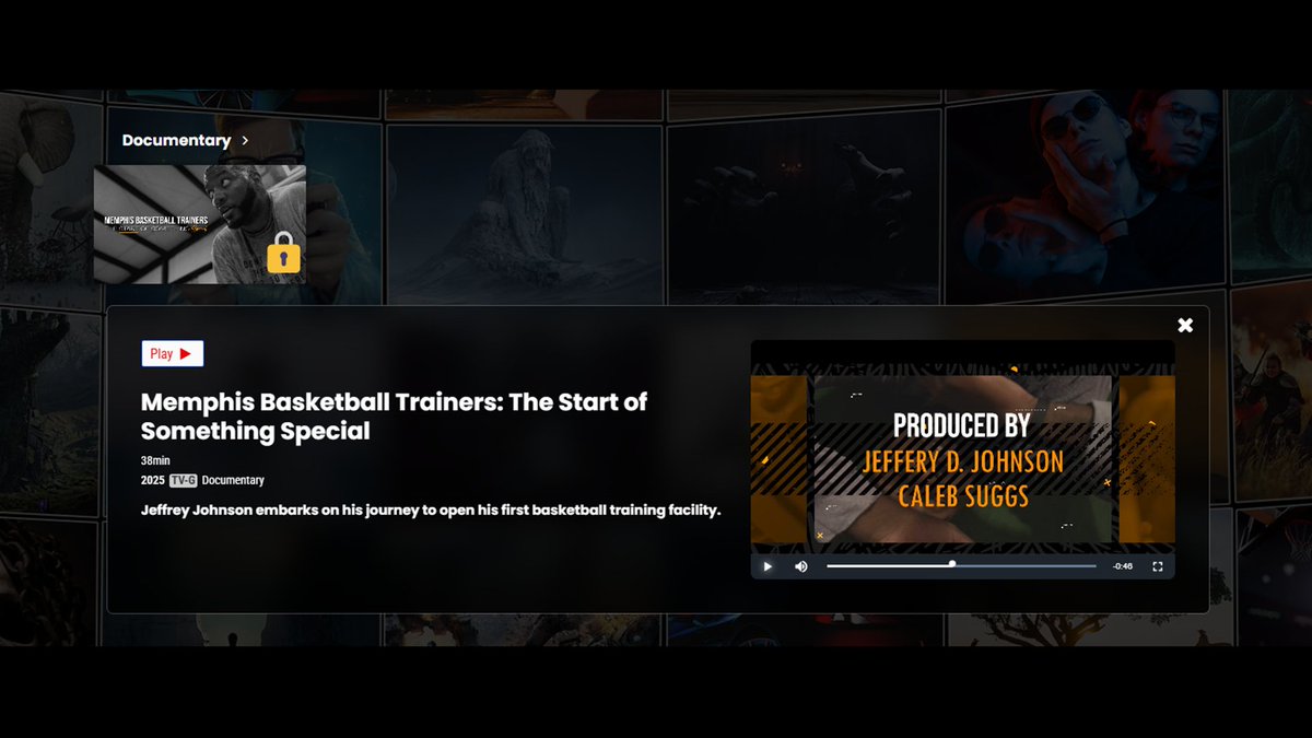 CSuggsthevoice's tweet photo. Our movie is officially STREAMING!!! Now available on Sweetspire TV, check out our brand-new inspirational documentary, "Memphis Basketball Trainers: The Start of Something Special" available on all Roku devices, the Amazon App Store, and online at https://t.co/KZpAOKOCZs. https://t.co/nvlQCyqIop