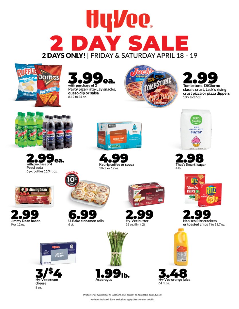 Check out these Hot deals, this Friday and Saturday at your Lawrence Hy-Vee! 🔥