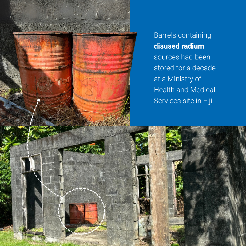 iaeaorg's tweet photo. Did you know that old radioactive sources can be recycled to produce modern cancer drugs? Through the IAEA, countries coordinate the safe transfer of disused radioactive sources to partners with advanced technology, where they are recycled into lifesaving radioisotopes.