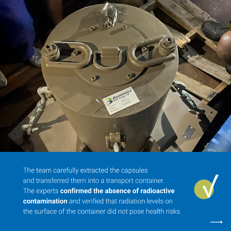 iaeaorg's tweet photo. Did you know that old radioactive sources can be recycled to produce modern cancer drugs? Through the IAEA, countries coordinate the safe transfer of disused radioactive sources to partners with advanced technology, where they are recycled into lifesaving radioisotopes.