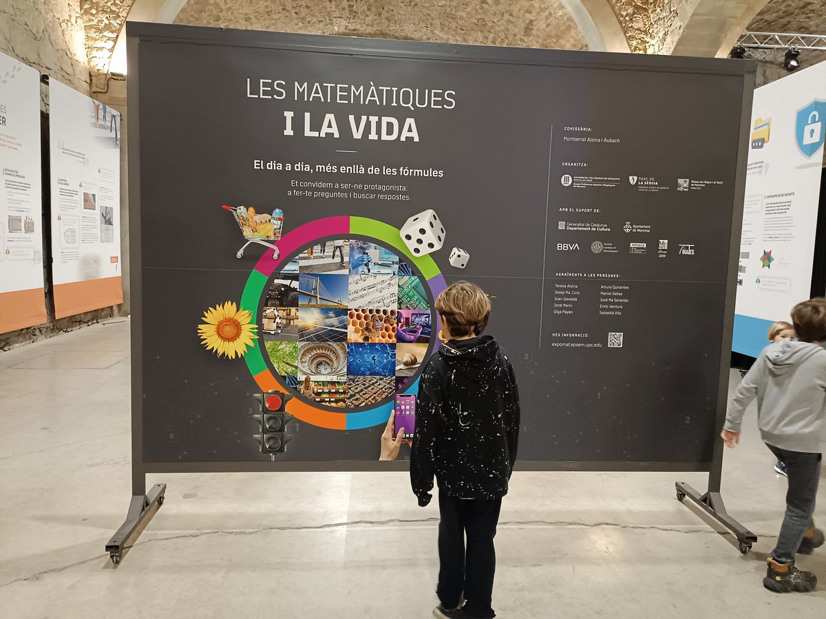 Guillem Bonet (@willhek1) on Twitter photo Entres al Museu de l'aigua i del tèxtil de #Manresa i et trobes amb l'exposició "Les matemàtiques i la vida" creada conjuntament per <a href="/soccatmat/">Societat Catalana de Matemàtiques</a> i el <a href="/MMACA_cat/">Museu de Matemàtiques de Catalunya - MMACA</a> Entres al Museu de l'aigua i del tèxtil de #Manresa i et trobes amb l'exposició "Les matemàtiques i la vida" creada conjuntament per <a href="/soccatmat/">Societat Catalana de Matemàtiques</a> i el <a href="/MMACA_cat/">Museu de Matemàtiques de Catalunya - MMACA</a>