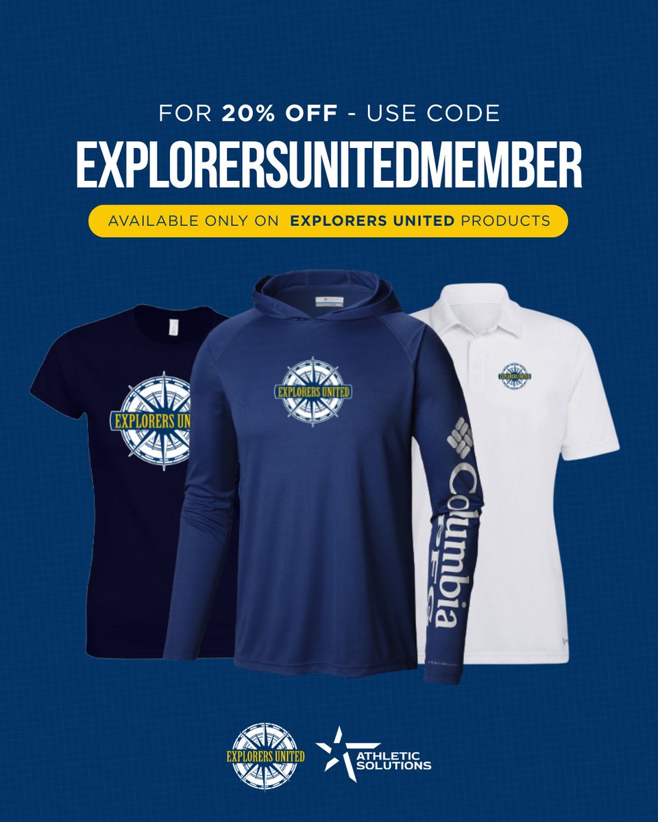 Hey Explorers United members, your exclusive 20% OFF code is here! Use code EXPLORERSUNITEDMEMBER at checkout.
Join and enter at the link in our bio.
#ExplorersUnited