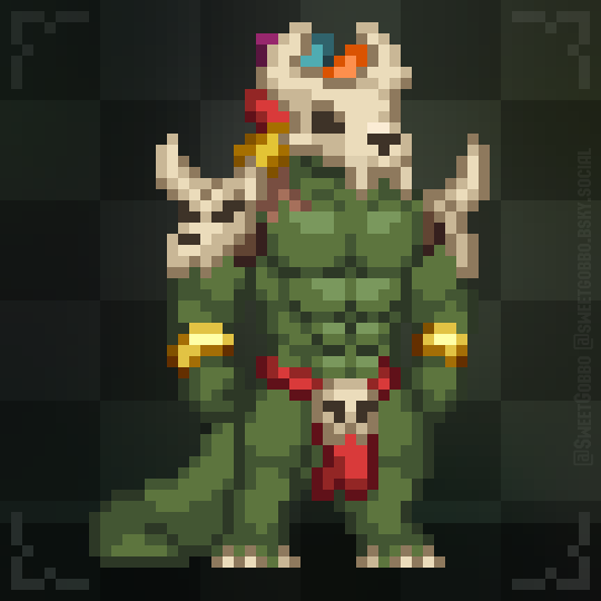 SweetGobbo's tweet photo. H U G E Witch Doctor commission for @Degranon!
#commission #pixelart #pixelartist #ドット絵 #terraria https://t.co/ZlAMUsUQqC