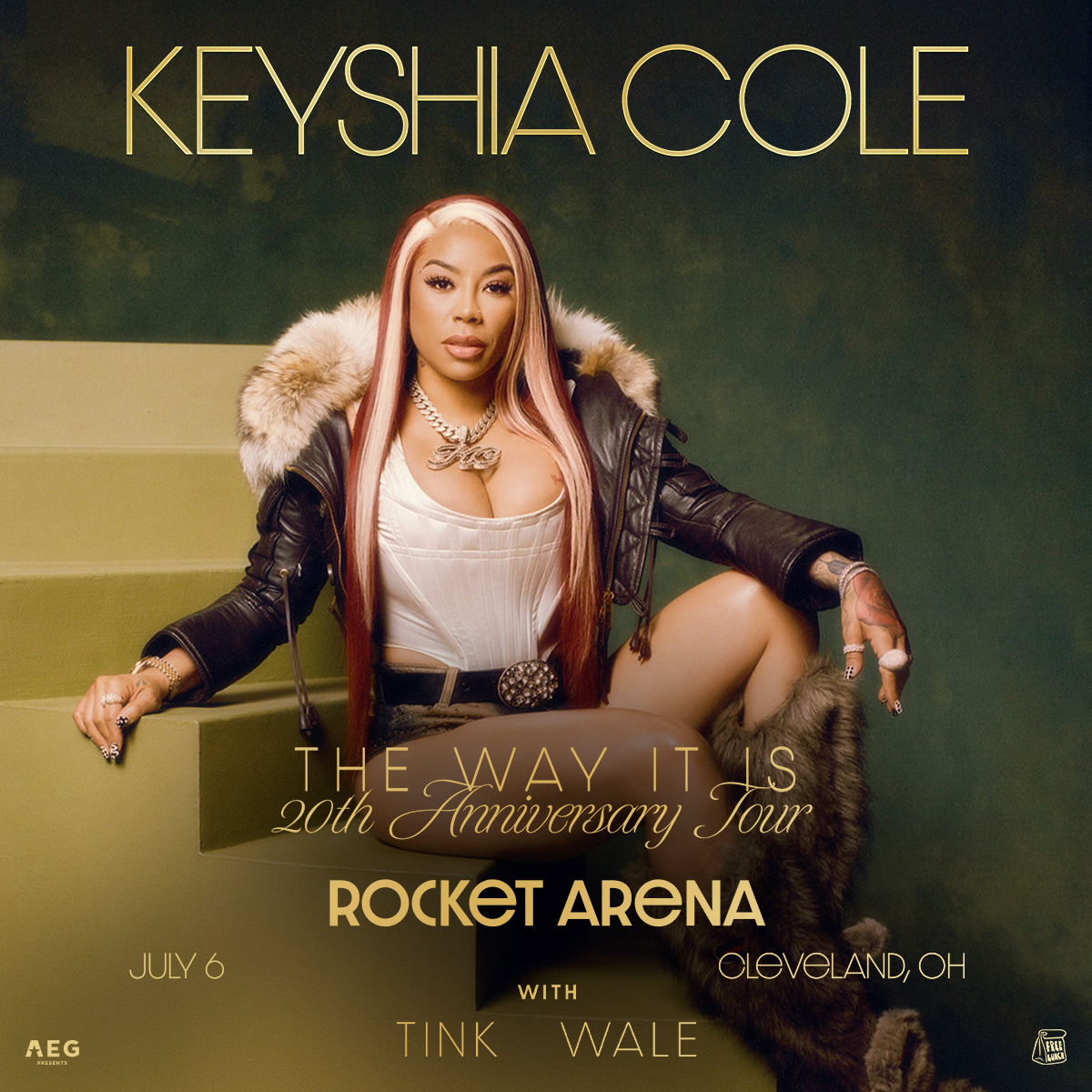 AEGPresentsCLE's tweet image. Run it back! Keyshia Cole's The Way it Is 20th Anniversary Tour coming to Rocket Arena on July 6! ❤️
Tickets on sale Friday, April 25th at 10am
🎫: thewayitis20.com