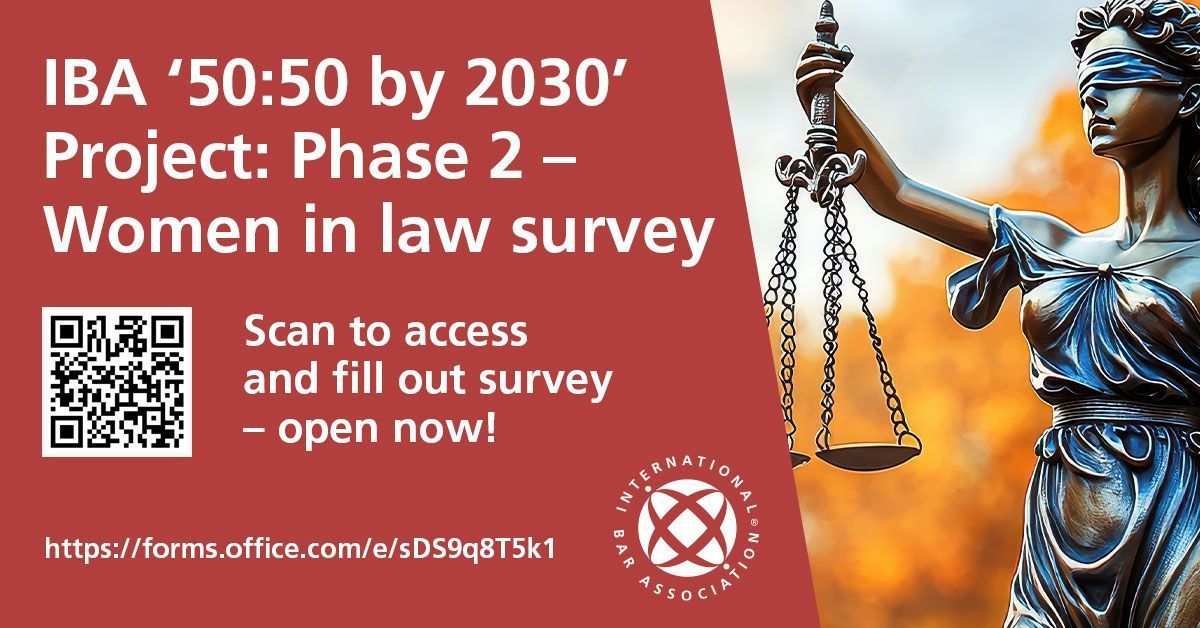IBA 50:50 by 2030 Project aims to explore the lack of #genderparity across all levels of the #legalprofession