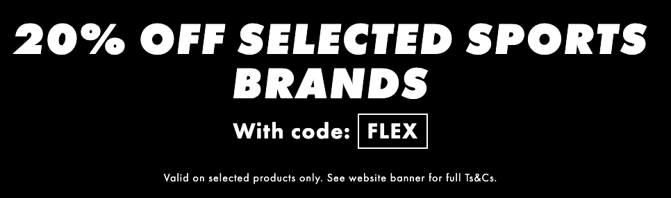 snkr_twitr's tweet photo. AD: Get 20% off select Sports Brands w/code FLEX via ASOS US

Men 
Footwear https://t.co/LvdXfJ9tkV
All https://t.co/ibXqVBpV1O

WMNS
Footwear https://t.co/6jCTAhPSw5
All https://t.co/HnTbuyJBJx https://t.co/8OWxfFFiC2