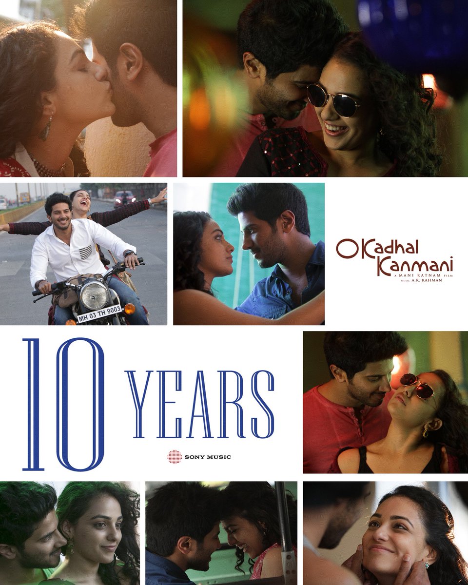 10 YEARS! 🥹🤍

Celebrating the ever-loved Adi &amp; Tara! 🫶🏻

➡️  SMI.lnk.to/OKadhalKanmani

#OKadhalKanmani #OKKanmani