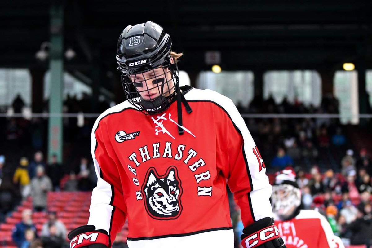 Biddeford native Jack Williams set to make his NHL debut tonight for the Columbus Blue Jackets! <a href="/BlueJacketsNHL/">Columbus Blue Jackets</a> <a href="/GoNUmhockey/">Northeastern Men’s Hockey</a>