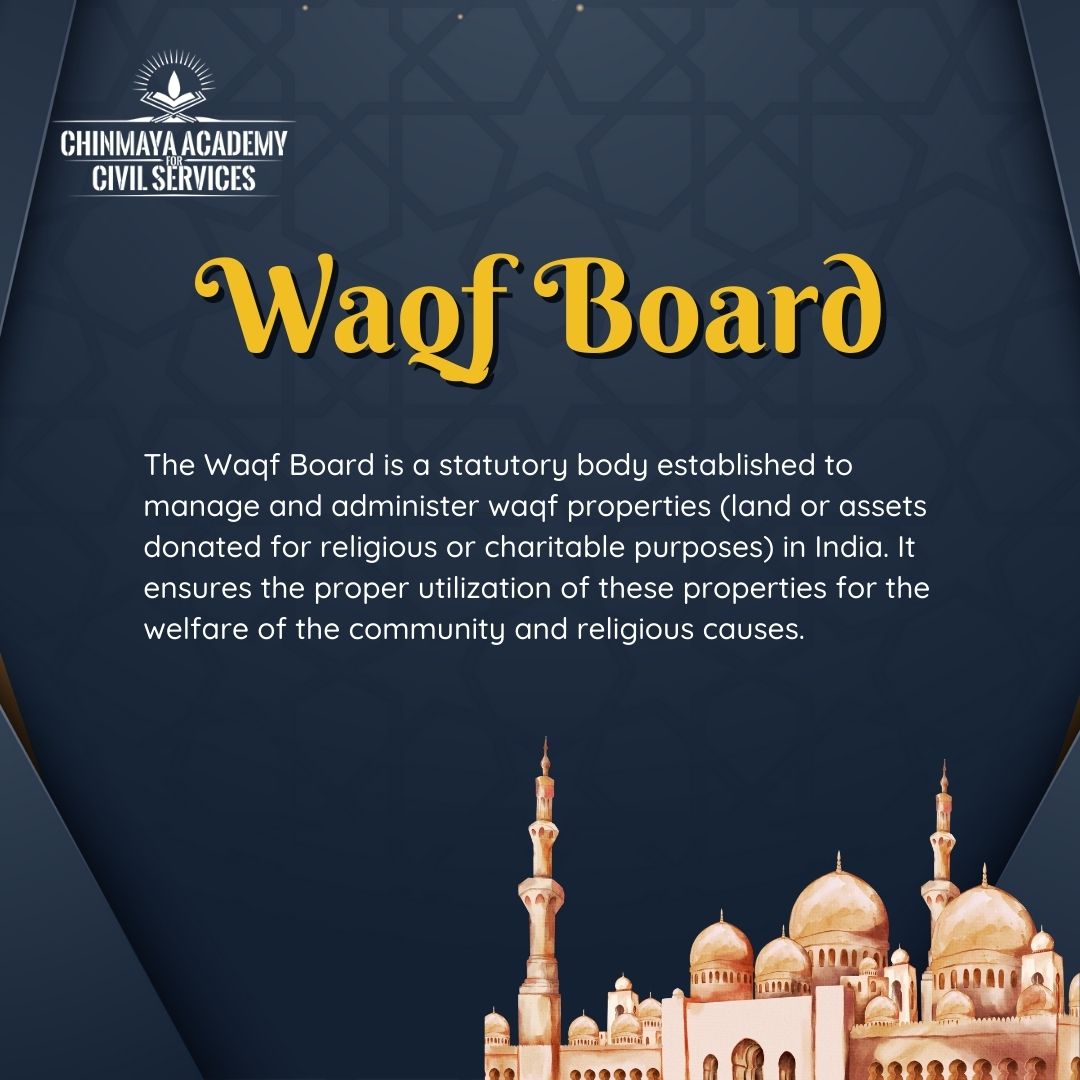 chinmayaacademy's tweet image. Get to know about Waqf (Amendment) Act, 2025

#waqf #waqfamendmentbill_2025 #waqf_board #upsc #upscpreparation #upscmaterials #upscupdates #upscprelims #upscexams