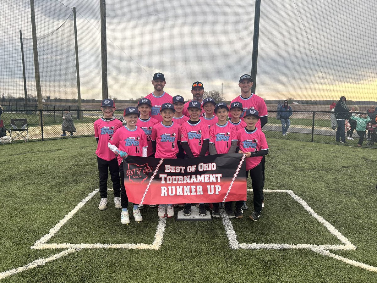 BestofOhio1's tweet image. Your Best of Ohio Championships 10u champion &amp;amp; runner up

🏆 - Miami Valley Prospects

🥈 - Rising Topps