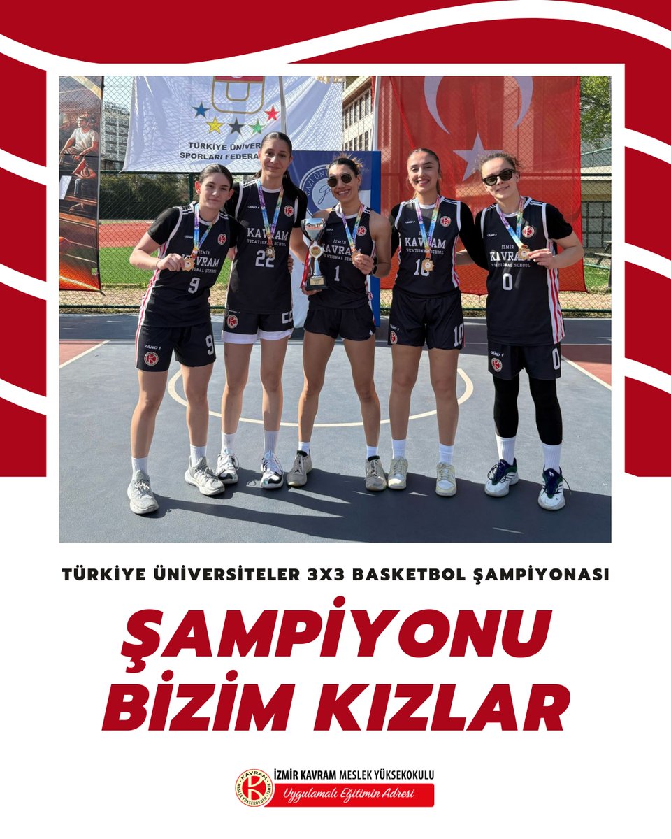 Tebrikler, Türkiye Üniversiteler 3x3 Basketbol Şampiyonası şampiyonu Bizim Kızlar!

#basketball #tusfed

<a href="/tusfed/">Türkiye Üniversite Sporları Federasyonu</a>
