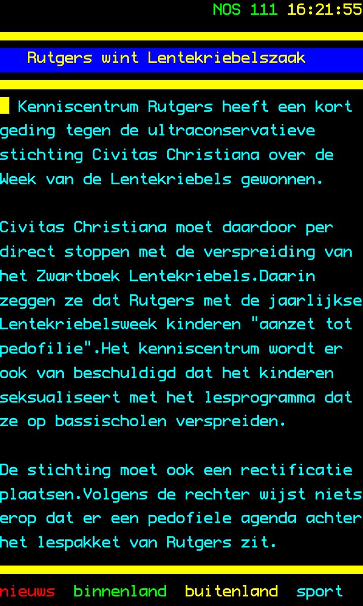 ….en terecht. Wappies zullen vast nu heel boos zijn 🤣.