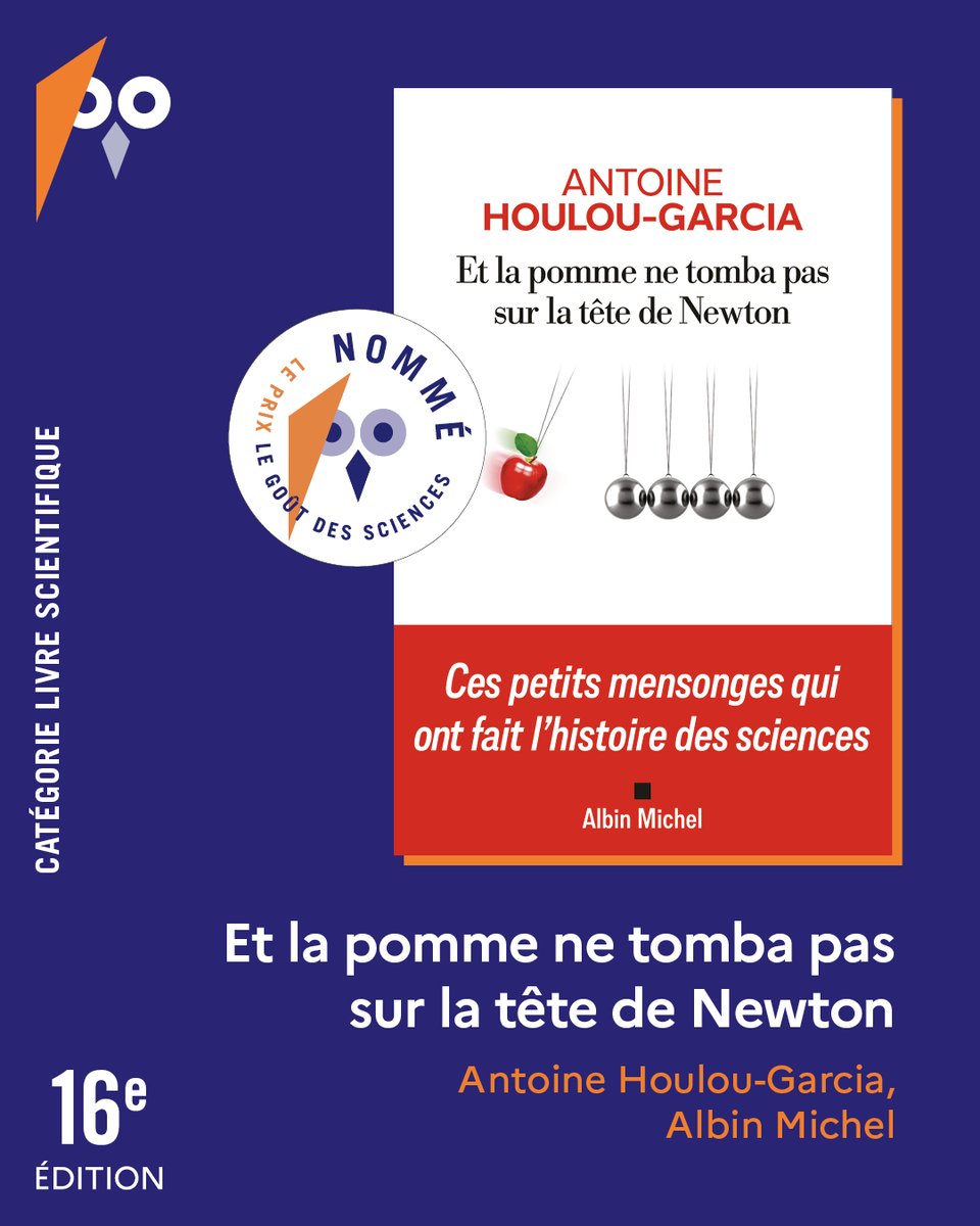 sup_recherche's tweet photo. 📢 Découvrez les ouvrages nommés pour la 16e édition de notre prix #LeGoutDesSciences dans la catégorie du Livre scientifique

Rendez-vous en juin pour connaître le lauréat ! 😉

Cc @AHoulouGarcia @AlbinMichel @dunod_editeur @GarsDesCanards @Alisio_editions https://t.co/oUAoFp7TQa