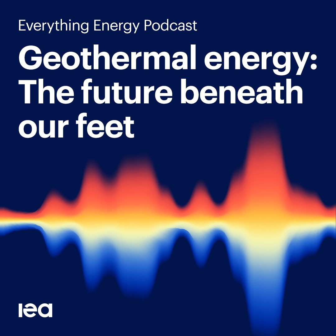 International Energy Agency (@iea) on Twitter photo The latest episode of our Everything Energy podcast is out! 🚨
Listen to <a href="/IEA/">International Energy Agency</a> analysts <a href="/heymibahar/">Heymi Bahar</a> & <a href="/rbeckyschulz/">Rebecca Schulz</a> as they discuss the huge potential of geothermal energy👇
Spotify → iea.li/4cytWgw
Apple Podcasts → iea.li/4ioJMf0 The latest episode of our Everything Energy podcast is out! 🚨
Listen to <a href="/IEA/">International Energy Agency</a> analysts <a href="/heymibahar/">Heymi Bahar</a> & <a href="/rbeckyschulz/">Rebecca Schulz</a> as they discuss the huge potential of geothermal energy👇
Spotify → iea.li/4cytWgw
Apple Podcasts → iea.li/4ioJMf0