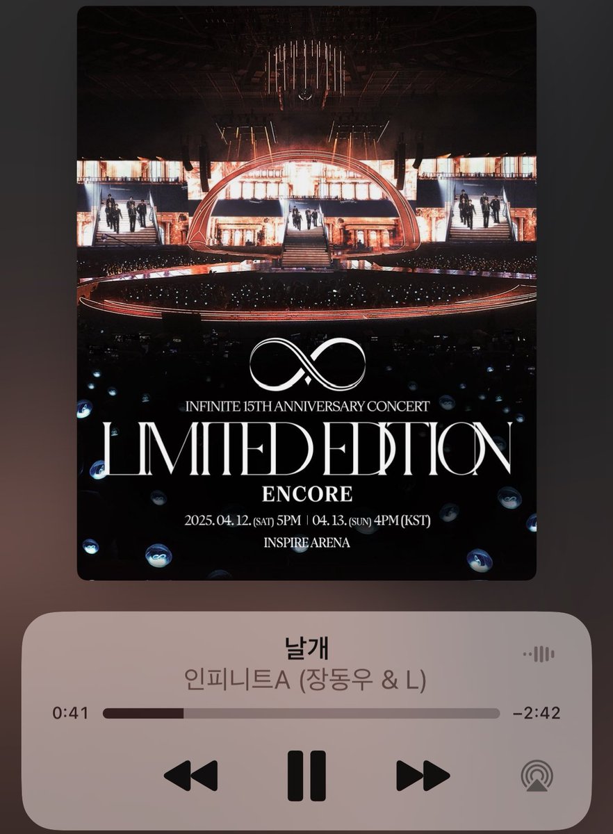 month_0609's tweet photo. 2024 - 2025 INFINITE 15TH
ANNIVERSARY CONCERT : 
'𝐋𝐈𝐌𝐈𝐓𝐄𝐃 𝐄𝐃𝐈𝐓𝐈𝐎𝐍' - 𝐄𝐍𝐂𝐎𝐑𝐄
음원 공유

🔗https://t.co/YgkAUiyQqJ

추가로 필요한 음원 있으면 스핀주세요😊

#인피니트 #INFINITE 
#15TH_ANNIVERSARY_CONCERT
#LIMITED_EDITION_ENCORE https://t.co/Uo1uHVHp24