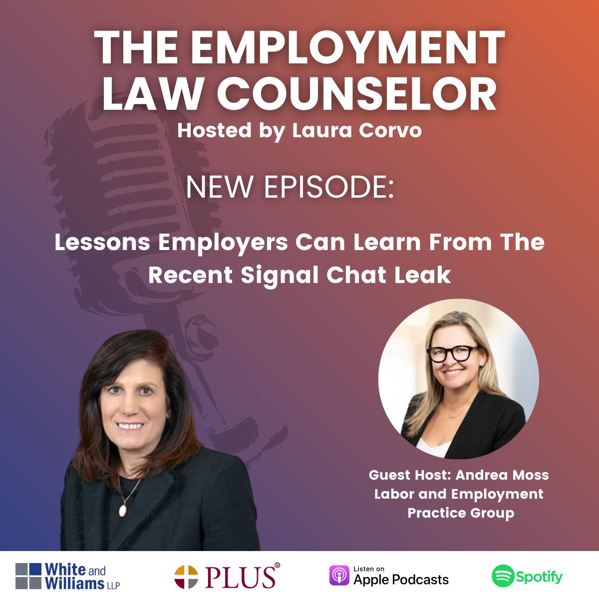 Laura Corvo and Andrea Moss examine the lessons employers can learn from recent news headlines involving government officials who inadvertently included a journalist on Signal Chat where sensitive information was discussed.  

Listen here. loom.ly/-ahDhb4