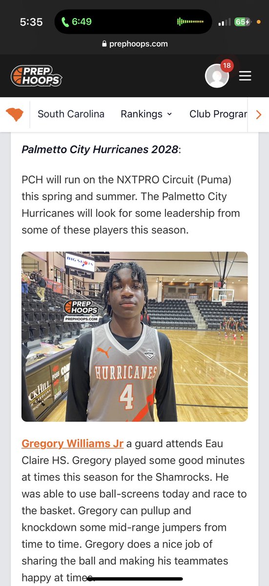 gregory williams jr (@greggwilliamsjr) on Twitter photo Thank you prep hoops for the write ups this past weekend! <a href="/AndrewBaxleySC/">Andrew Baxley</a> <a href="/PrepHoopsSC/">Prep Hoops South Carolina</a> <a href="/SavageHoopsSC/">Savage Academy</a> <a href="/Gwilliams803/">Gregory Williams</a> Thank you prep hoops for the write ups this past weekend! <a href="/AndrewBaxleySC/">Andrew Baxley</a> <a href="/PrepHoopsSC/">Prep Hoops South Carolina</a> <a href="/SavageHoopsSC/">Savage Academy</a> <a href="/Gwilliams803/">Gregory Williams</a>
