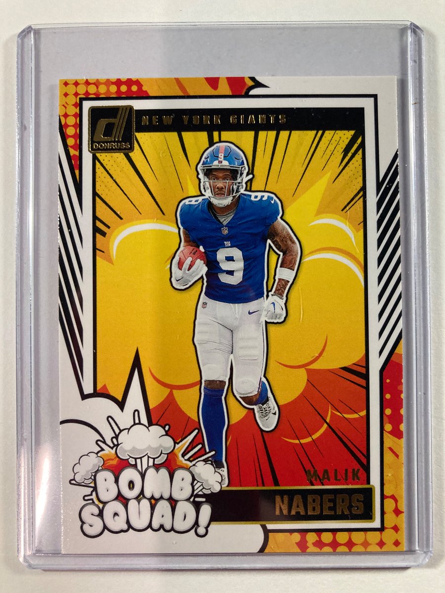 🎁Appreciation Day Giveaway🎁

Winner Announced Monday

🔥Malik Nabers Bomb Squad Rookie Card #Giants

To enter
1. Follow
2. Retweet
3. Like