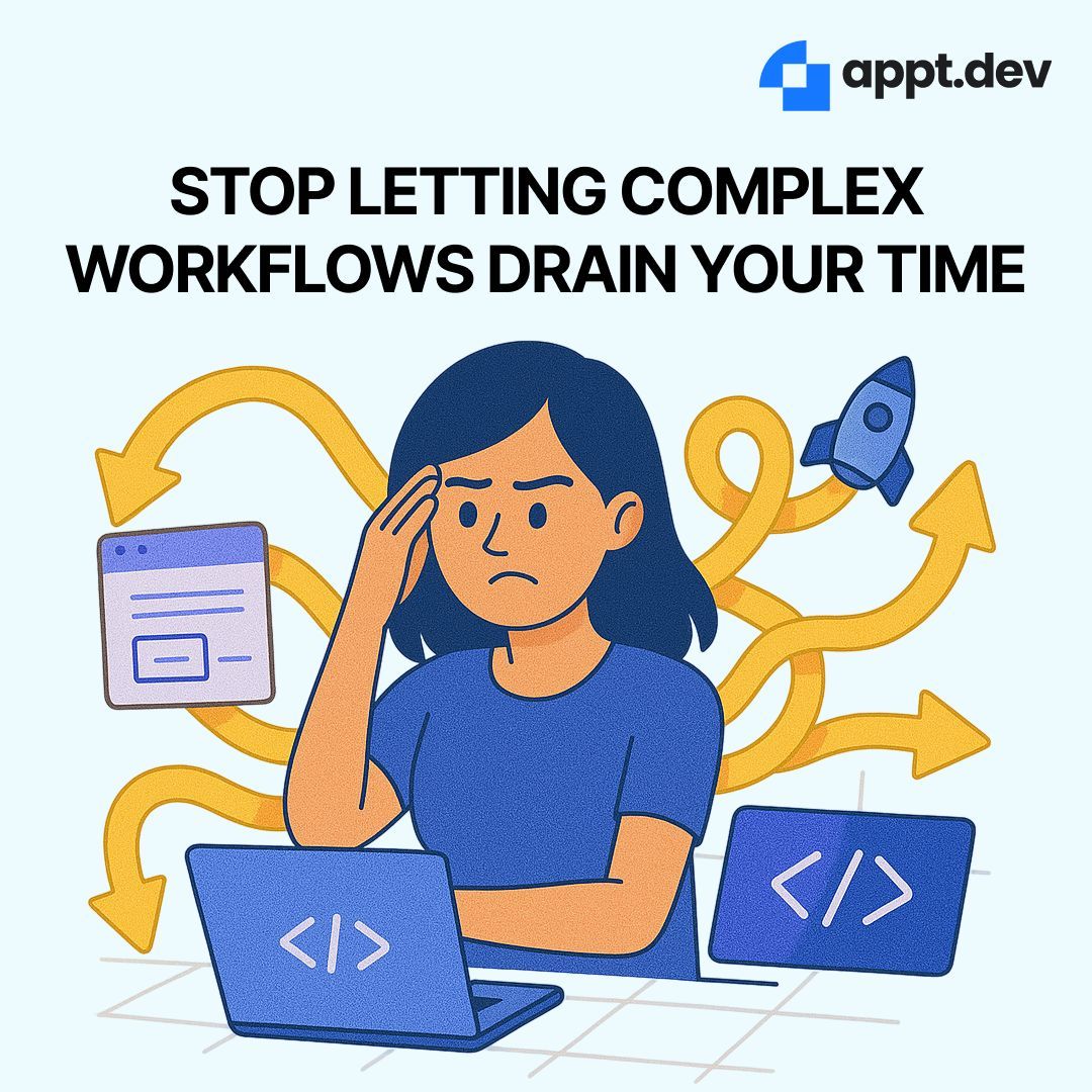 ApptDev's tweet image. 🔍 Stop wasting hours on manual tasks.
With ApptDev’s Flow Designer, automate workflows fast—no code needed. Drag, drop, connect, and optimize in real time.
👉 Book a demo today.
#WorkflowAutomation #LowCodeTools #NoCode #SmartAutomation #TeamEfficiency