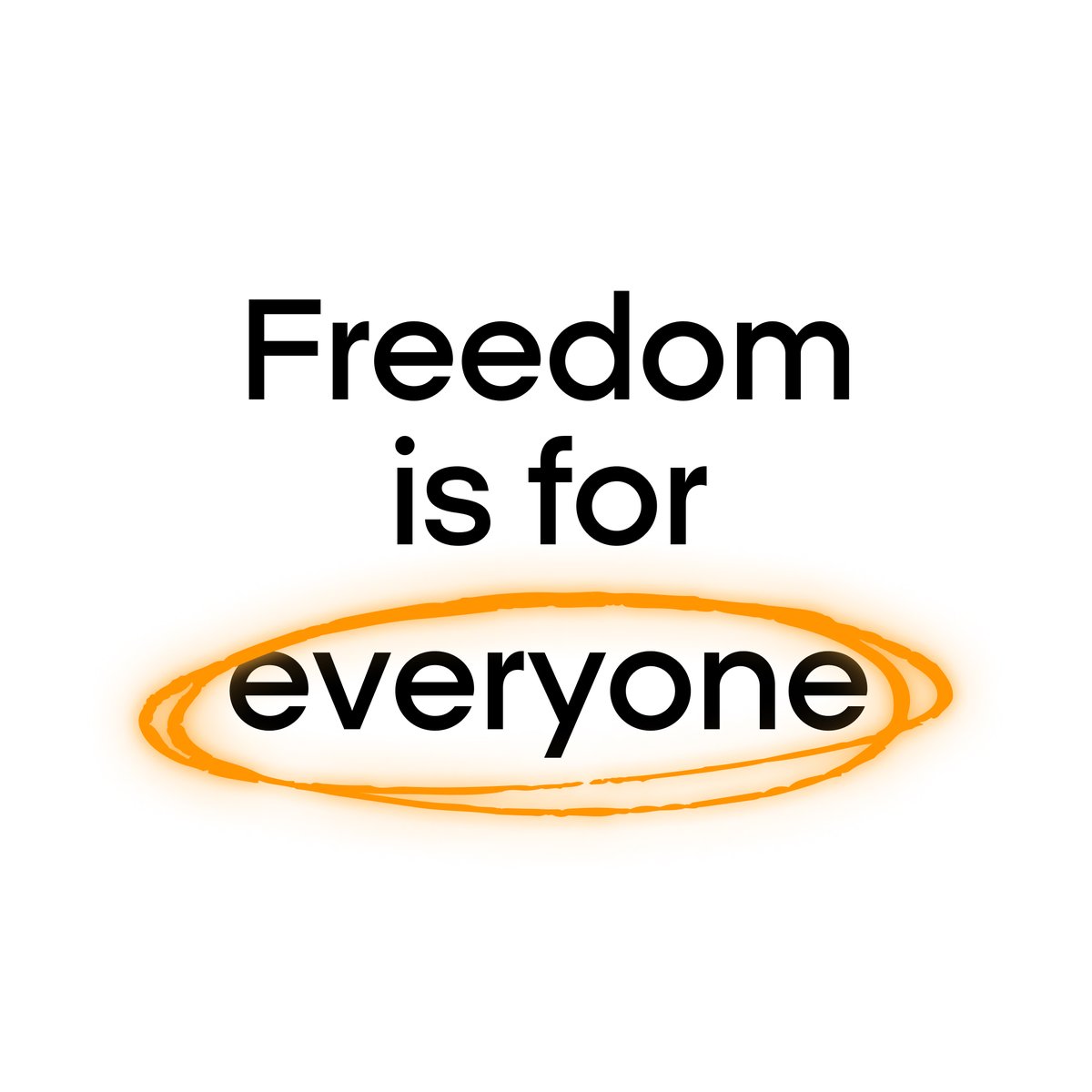 That's why our community called the Freedom Fam! 🧡🆓🧡