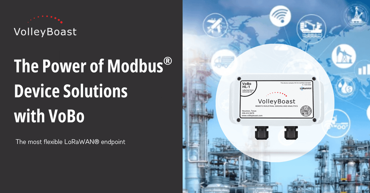 My latest article for Volley Boast, LLC covers The Power of Modbus® Device Solutions with VoBo volleyboast.com/blog/the-power…

#IIoT #LoRaWAN