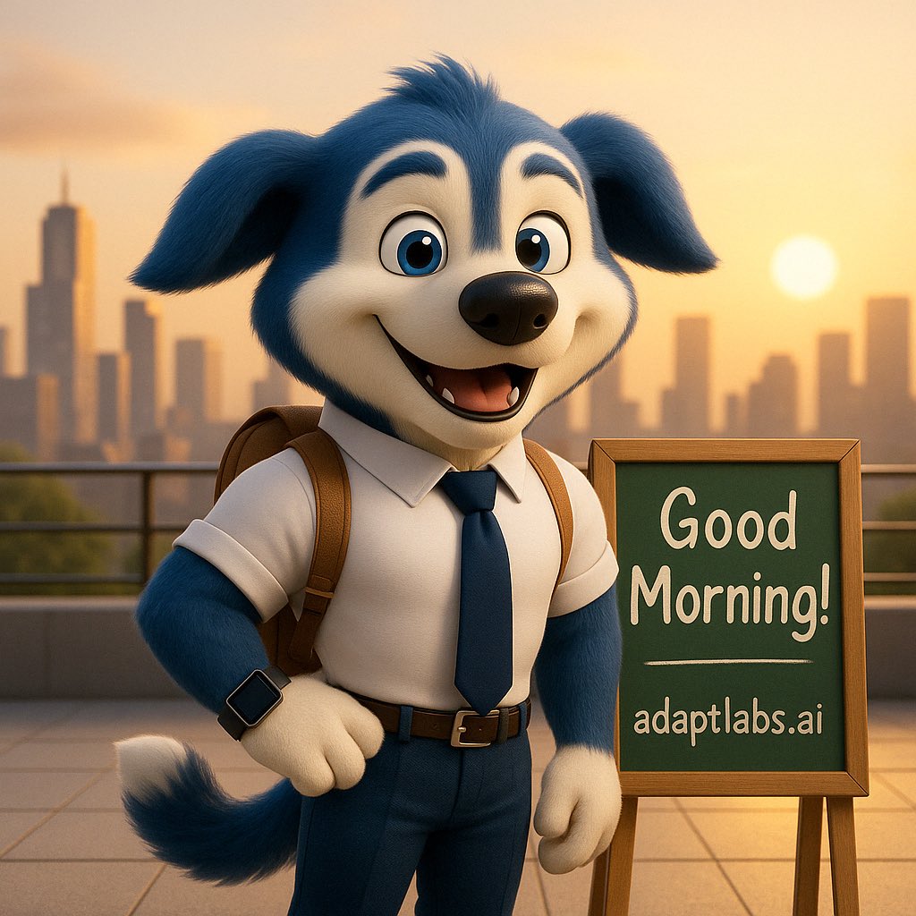 ☀️ GM say it back! 

#AdaptLabs #GameFi #AI #BuildersWelcome #GM