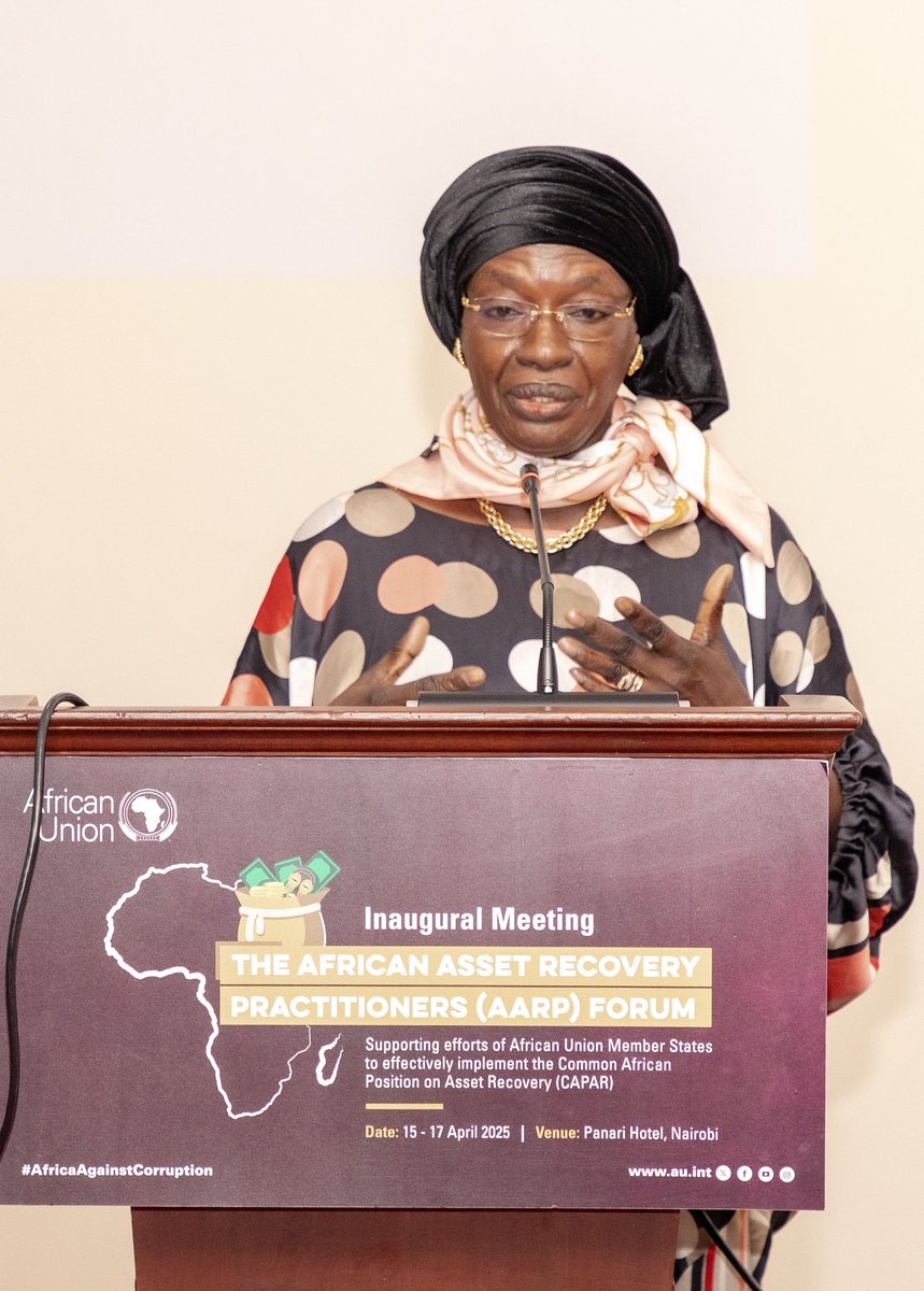 EACCKenya's tweet photo. EACC CHAIRPERSON, Dr DAVID OGINDE : "Asset Recovery is about reclaiming Africa's future, a future stolen by corrupt individuals- this will only be successful through strategic collaborations."@AUABC_

#AARPForum
#CAPAR
#AssetRecovery
#TuangamizeUfisadi
#AfricaAgainstCorruption